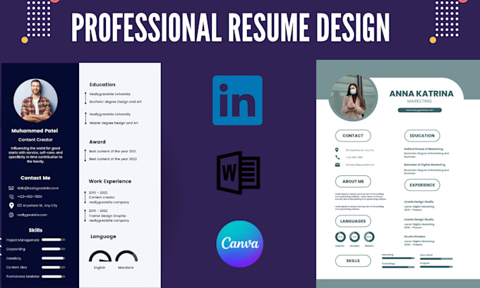 provide professional resume design or cv writing