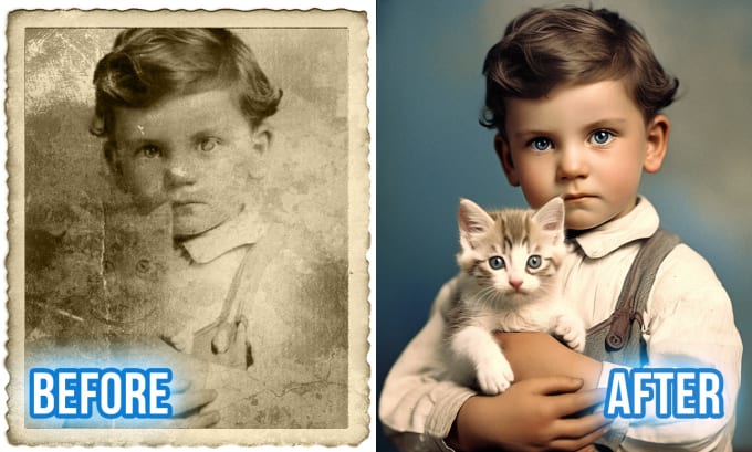 restore, edit, colorize and fix your old photos in photoshop