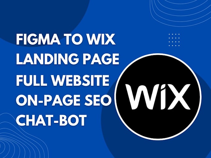 design wix landing  page or wix website or redesign wix