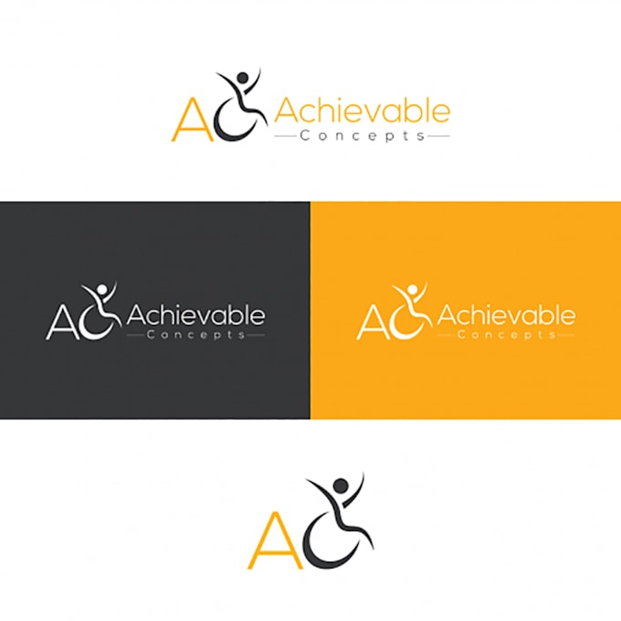 do a modern elegant disabilities logo with free source files