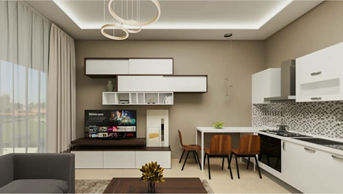 Interior design with accuracy, quality and speed by Sidrith | Fiverr