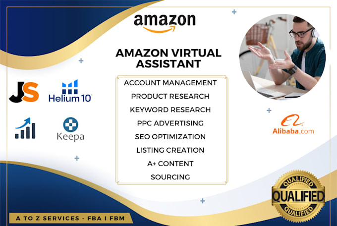 be your amazon fba virtual assistant for error 5665 seo,ppc, product research VA