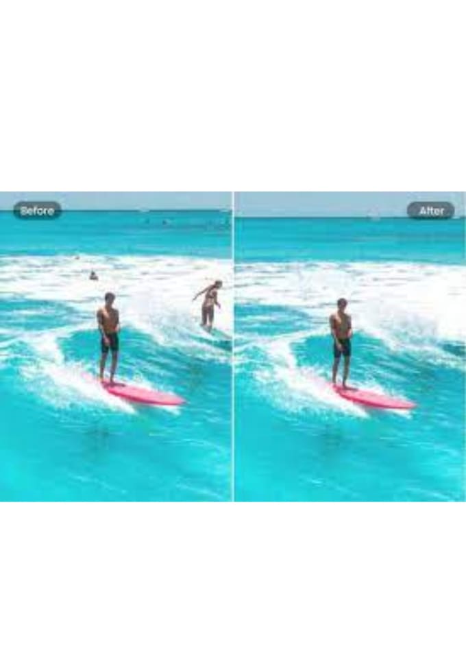 Remove person from image add object to photo with photoshop by