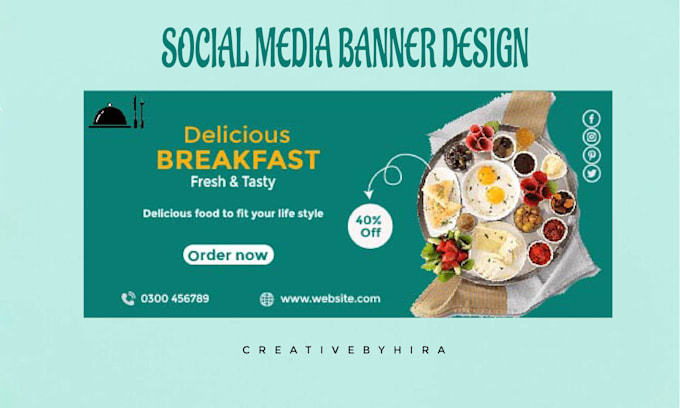 Create eye catching social media banner by Dezignzbyhira | Fiverr