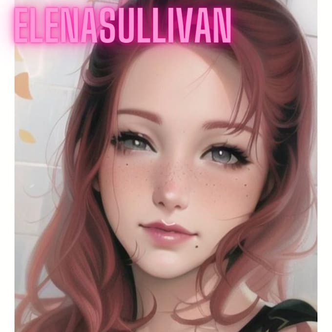 Creat your own anime manga character in digital graphic by Elenasullivan Fiverr