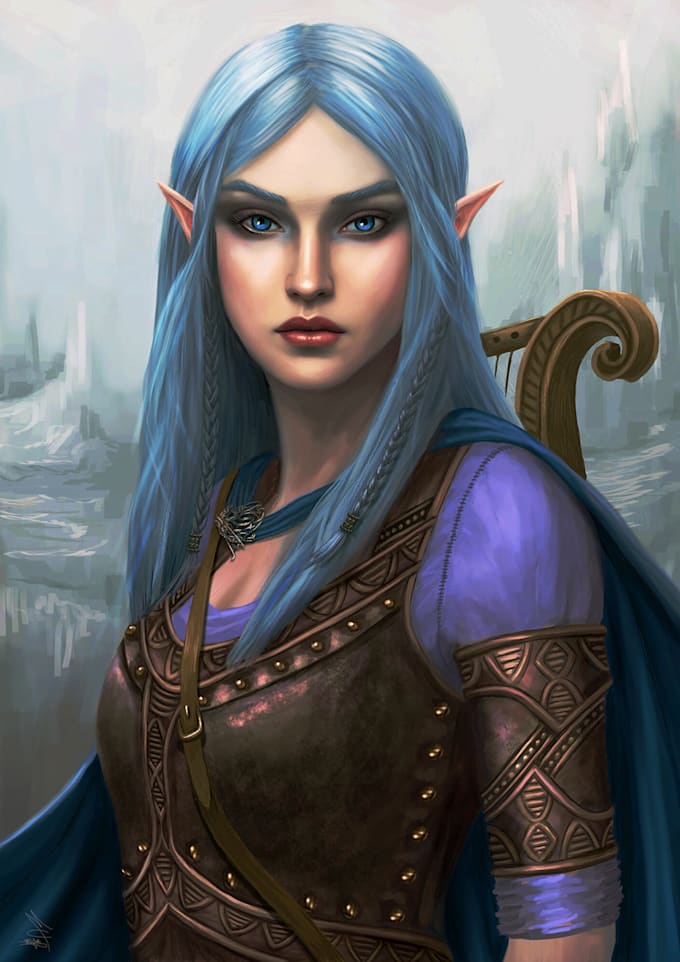 Make dnd art and dnd character art for you by Bruneldaarends Fiverr