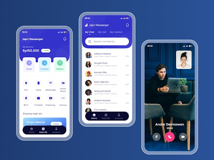 Create the ui design for mobile app by Bobbymarsh_ui | Fiverr