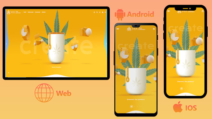 convert website to android app and ios app