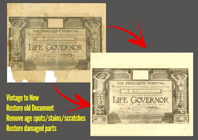 restore, enhance and colorize vintage photos