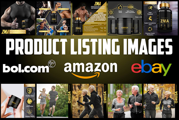 design creative amazon, bol and ebay listing images