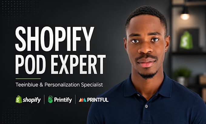 build shopify print on demand store with teeinblue customily printify printful