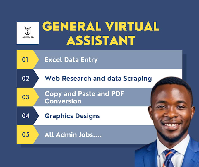 be your general and administrative virtual assistant