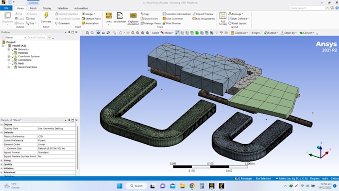 Do cad, cfd and fea using ansys for mechanical engineering project by ...