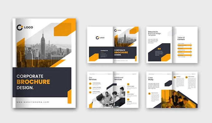 design sponsorship proposal or digital brochure