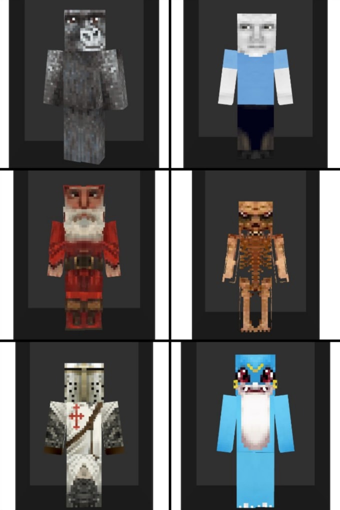 Latest Minecraft skins Page - 1382