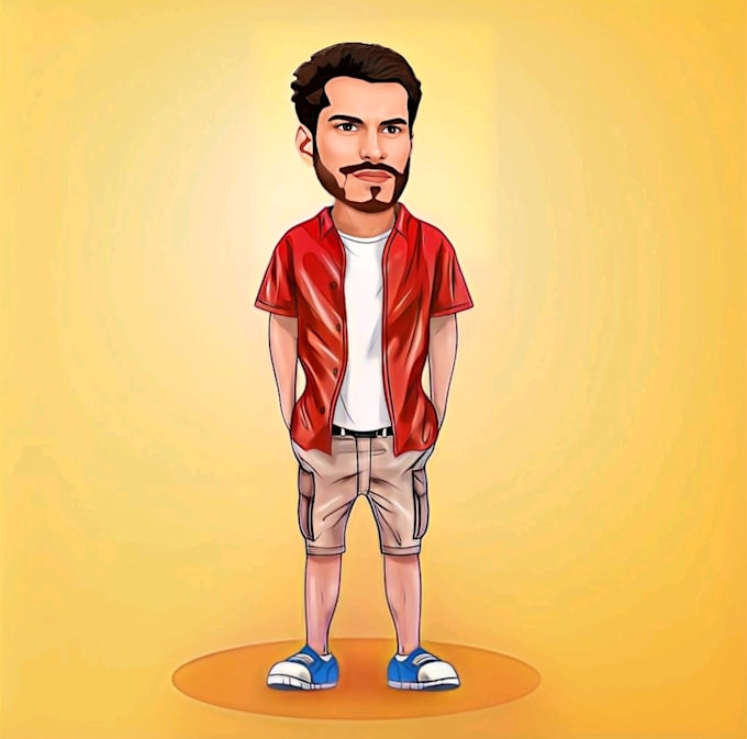 Turn your selfie and photo into beautiful cartoon by Ramniwaskashyap