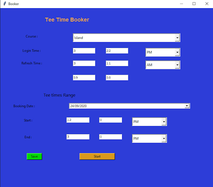 make python desktop app with UI