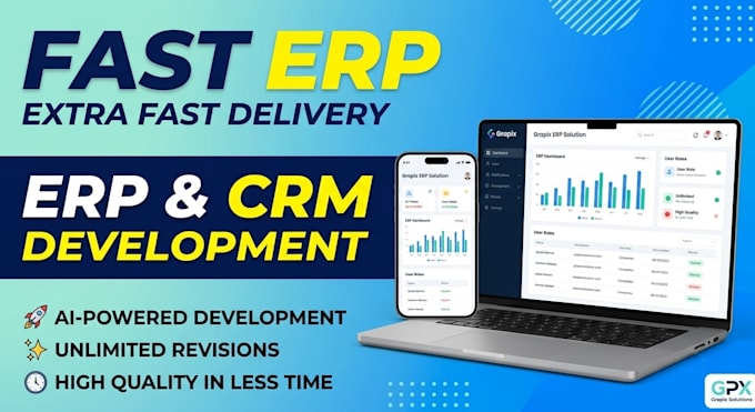 develop custom erp and crm for your business