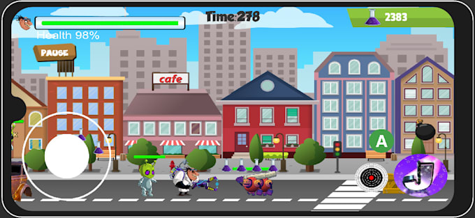 create 2d action, adventure game