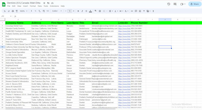 do lead generation, data entry, finding emails