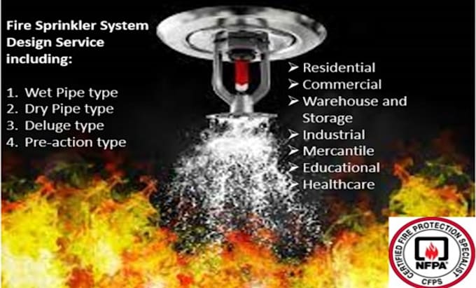 review fire sprinkler and foam design per nfpa 13 and 11