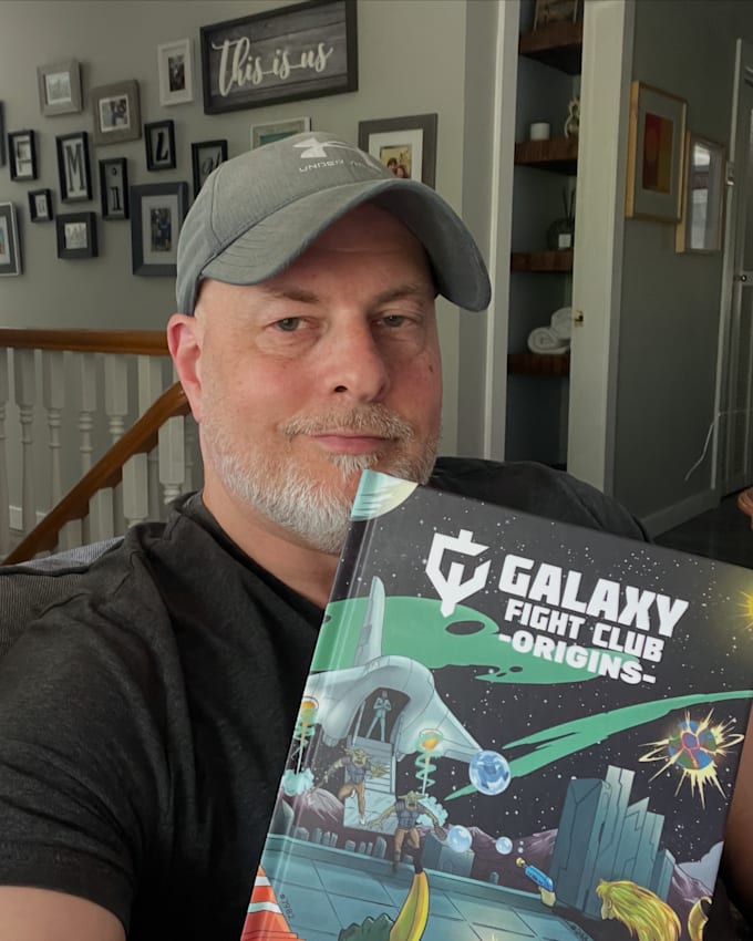 write a creative, professional comic book story for your project