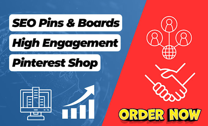 manage pinterest profile with SEO optimized pins and boards