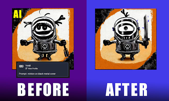 make corrections to your ai images with photoshop