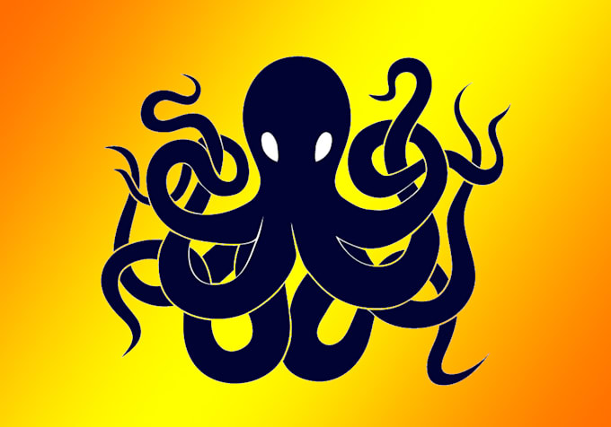 make different octopus monster logo for your company