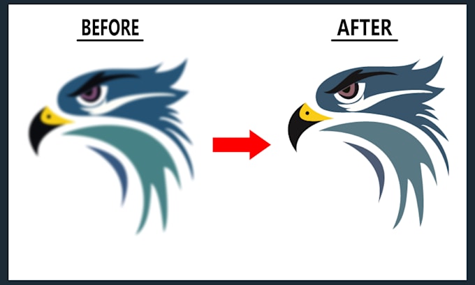 convert your sketch or existing logo to vector