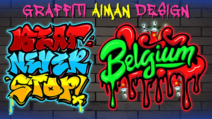 design graffiti text, typography, t shirts, and logo design