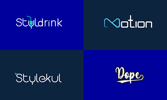 design unique minimalist modern logo for your brand design