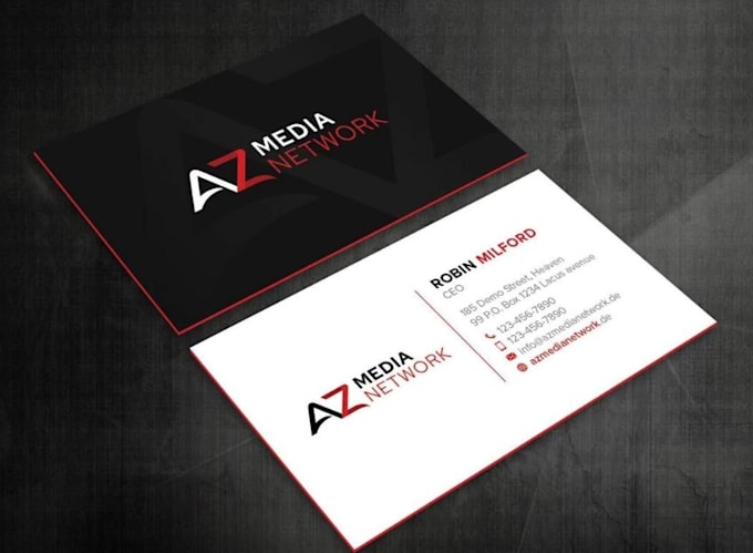 create business card design within 8 hours