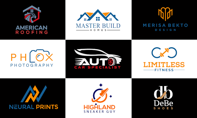 do modern minimal trendy logo design