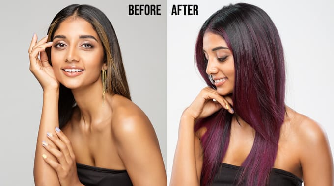 change hair color of your photos