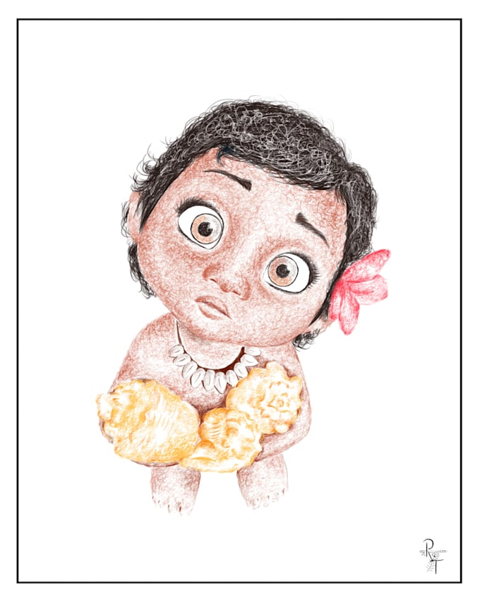 create color digital scribble art, line art