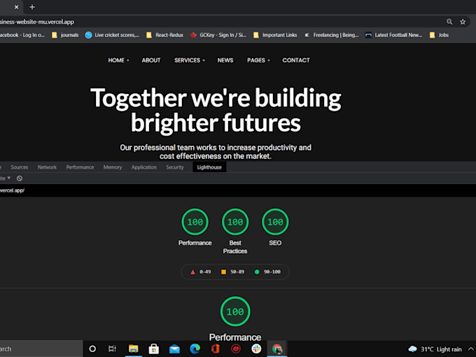 improve react app performance and SEO ranking
