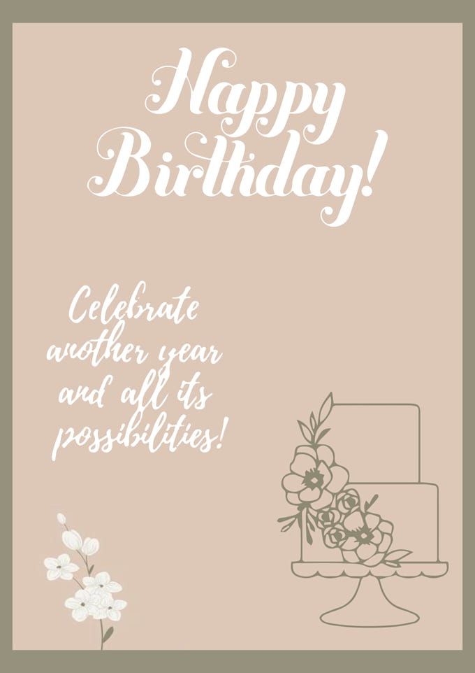 Do birthday card invitation for you by Sanasagheer684 Fiverr