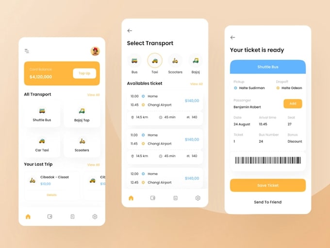 develop a world class on demand taxi booking app solution similar to uber