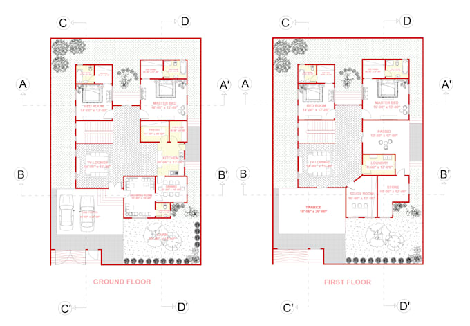 do architectural house plan, residential and commercial plans