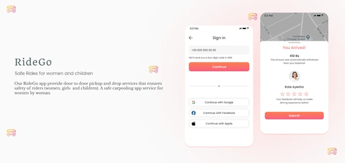 Design modern high quality and unique ui ux for mobile app and website ...