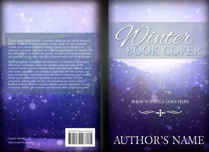 Add your book cover to ingramspark book cover template by Fosterchic