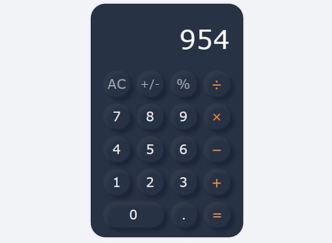 Create a simple calculator using only html js and css by Jandreshgr ...