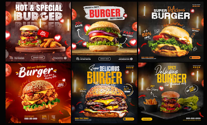 design a restaurant social media post