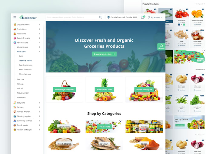 Design a website with react js by Sm_jehad | Fiverr