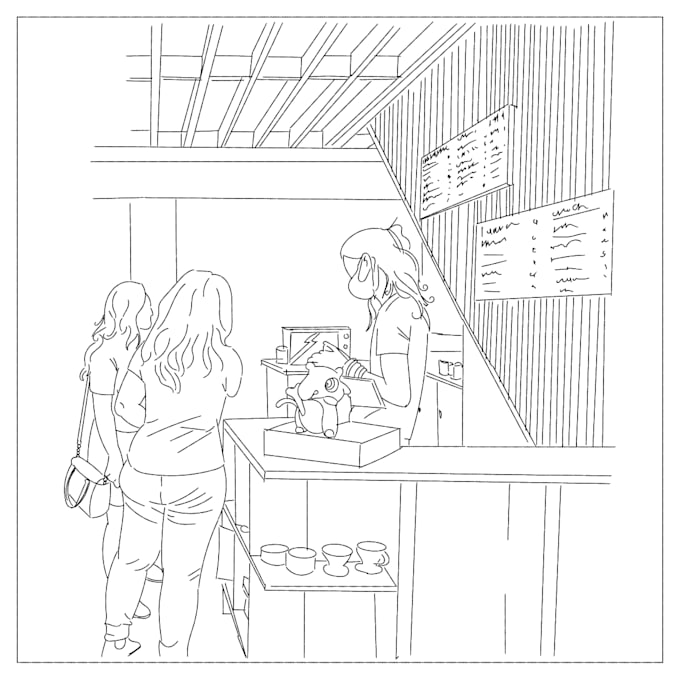 do pencil sketch style of anything