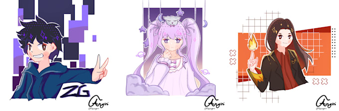 draw cute semi chibi