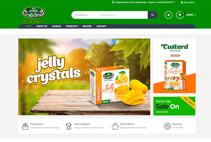 design ecommerce website online store with wordpress woocommerce