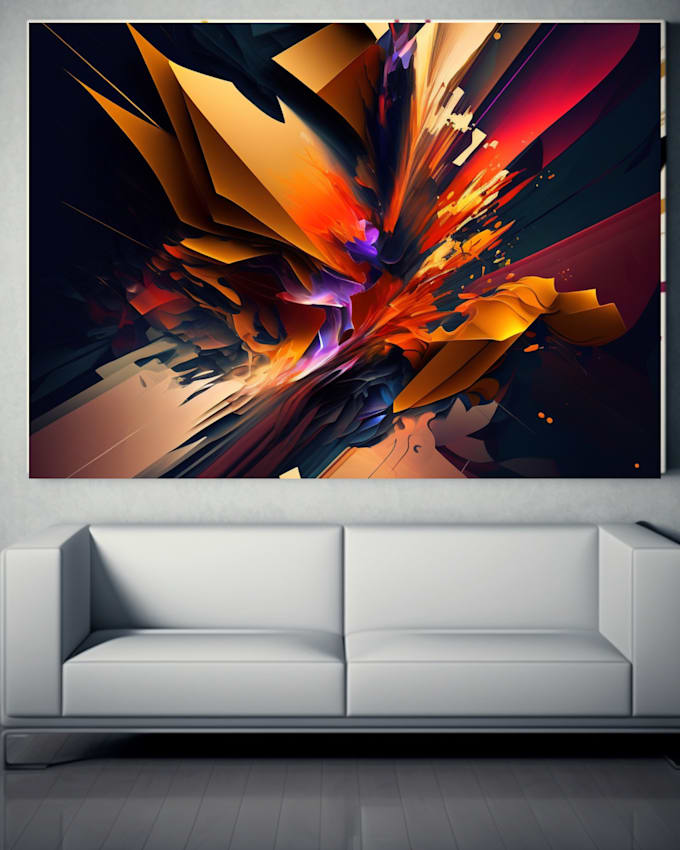 make abstract art for digital painting