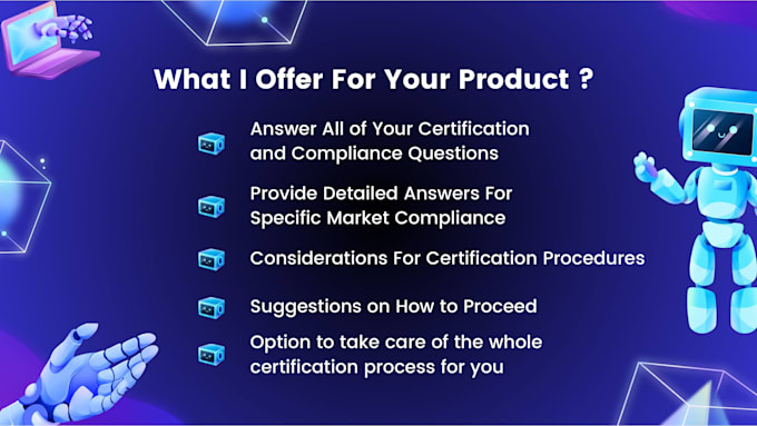 answer all ce, fcc and other certification questions